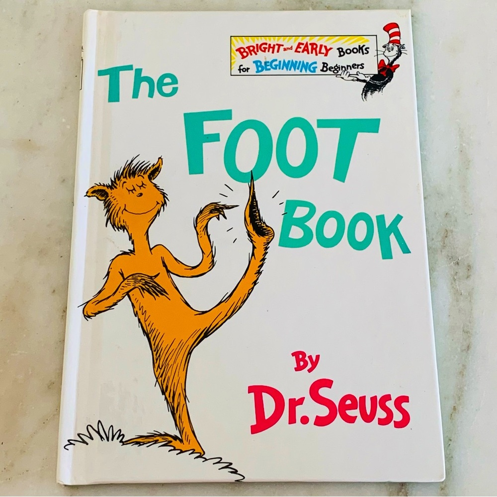 The Foot Book by Dr. Seuss Hardcover Book